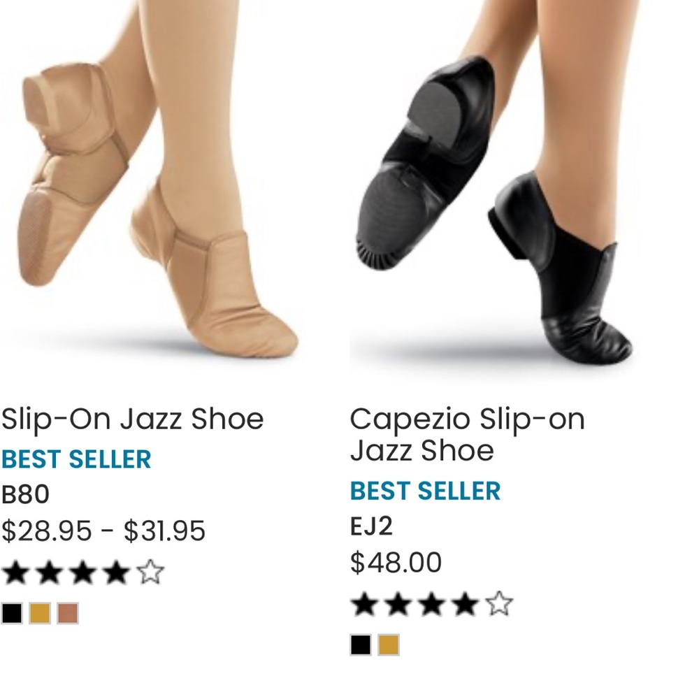 Balera black leather ballet/dance shoes!